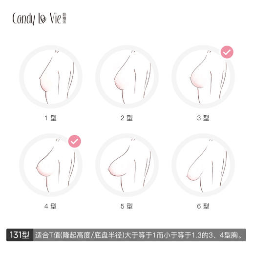 奶糖派云朵杯131C001黑色 璞2.0版悸动 文胸大罩杯大码内衣 商品图2