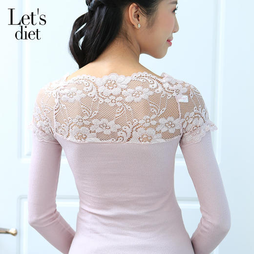 韩国lets diet恒温保暖衣恒温上衣let's保暖显瘦打底衣女 商品图3