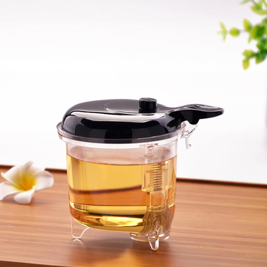永利汇易泡杯YD-570耐热飘逸杯玻璃茶具泡茶器台湾品牌铁观音白茶绿茶 商品图3