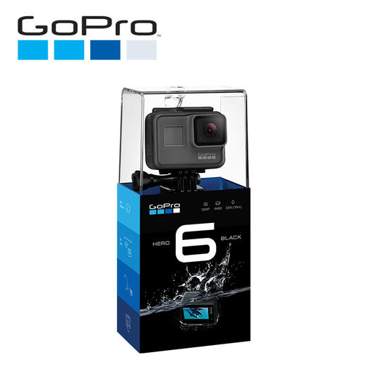 GoPro HERO 6 BLACK数码摄像机高清专业4k运动照相机家用旅游语音控制 商品图0