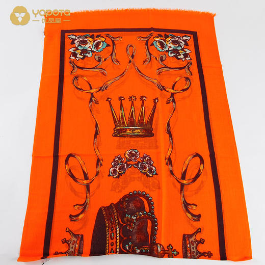 优品堂“如梦如幻”羊毛披肩围巾两用礼盒装 商品图4