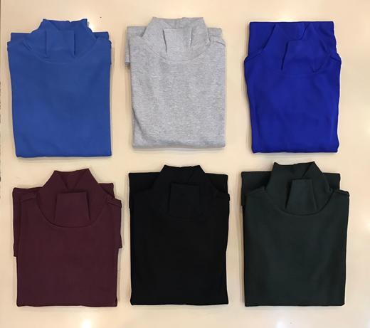 定制 女款半高领打底衫 版型完美 多色 商品图2