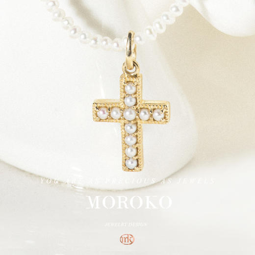 MOROKO×日本手作丨少女的祈祷「双面吊坠」 商品图0