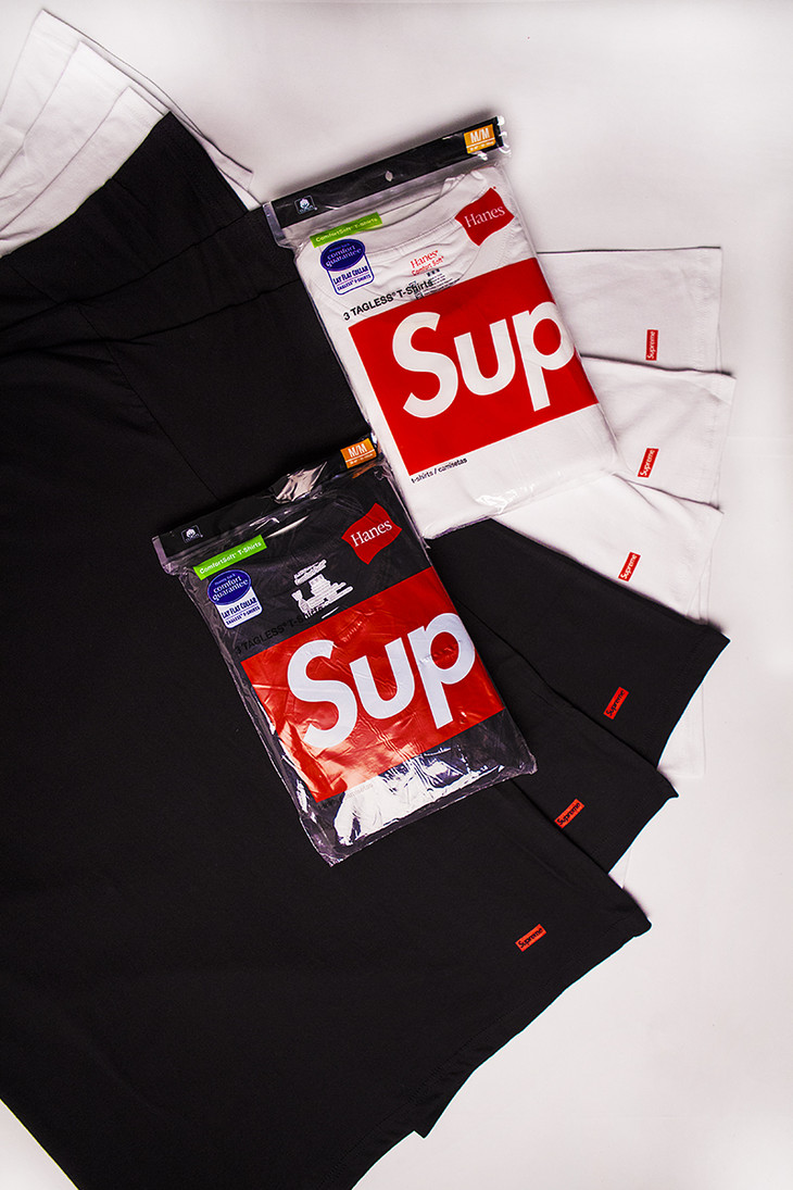 美国supreme短袖t恤(三件装)