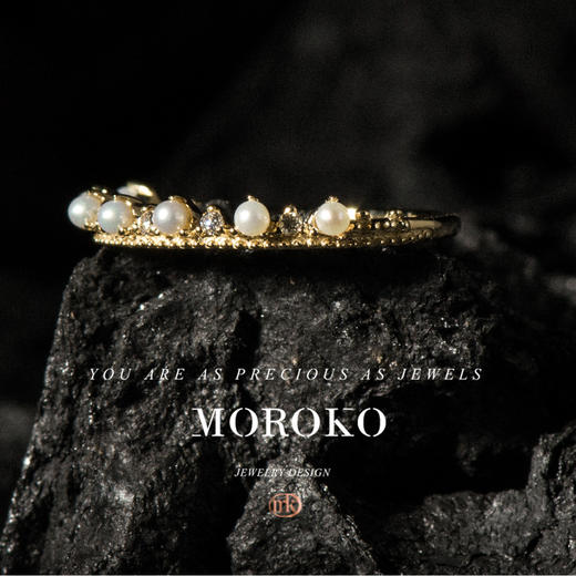 MOROKO×日本手作丨复古皇冠「戒指」 商品图0