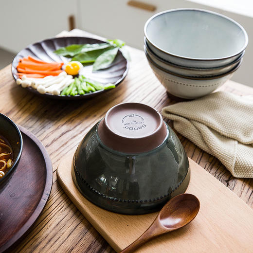 摩登主妇创意日韩式7寸喇叭碗家用斗笠碗沙拉碗米饭碗汤碗泡面碗1 商品图3