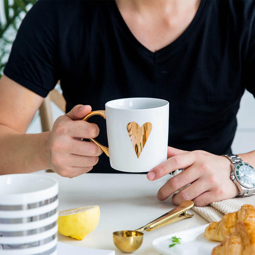 欧式创意陶瓷杯子大容量水杯马克杯简约情侣杯家用咖啡杯牛奶杯1 商品图3