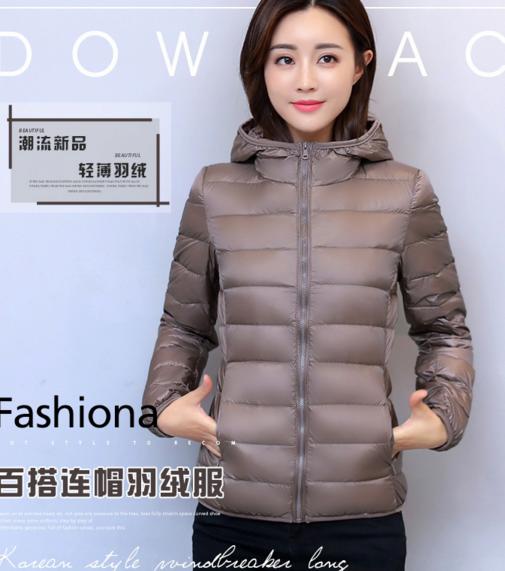 CQ MHYM891  冬季羽绒服纯色甜美修身 商品图3