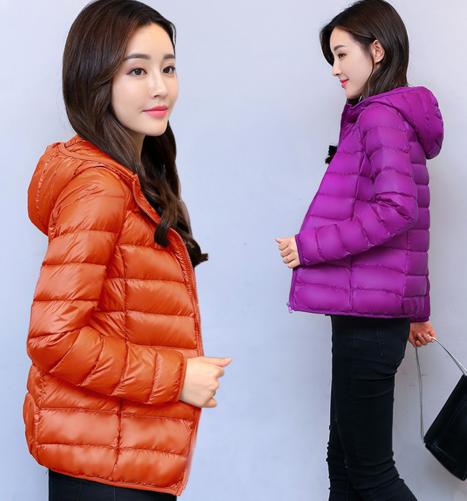 CQ MHYM891  冬季羽绒服纯色甜美修身 商品图0