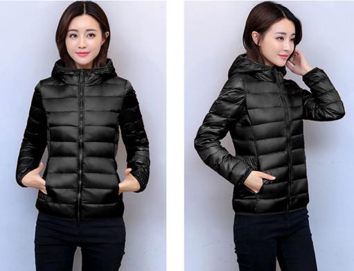 CQ MHYM891  冬季羽绒服纯色甜美修身 商品图2