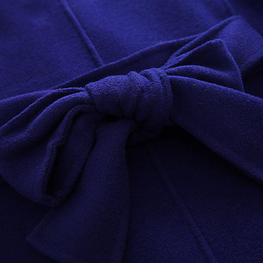 EITIE爱特爱长袖腰带修身双面呢羊毛大衣毛呢外套女5414103 商品图4