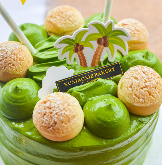 超级萌的【嗯哼小泡芙】（抹茶千层雪） 商品图1