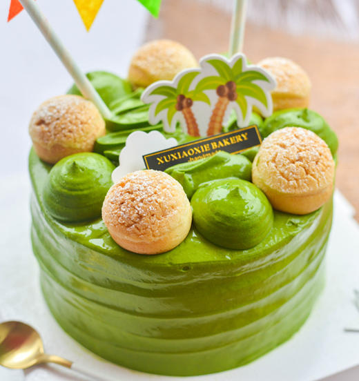 超级萌的【嗯哼小泡芙】（抹茶千层雪） 商品图2