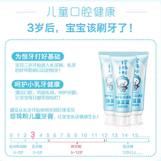 京润珍珠儿童牙膏（单拍发货、不包邮） 商品图3