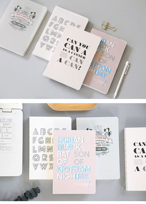 三年二班字母裸装本z空白纸加厚小清新手帐本创意笔记本子文具