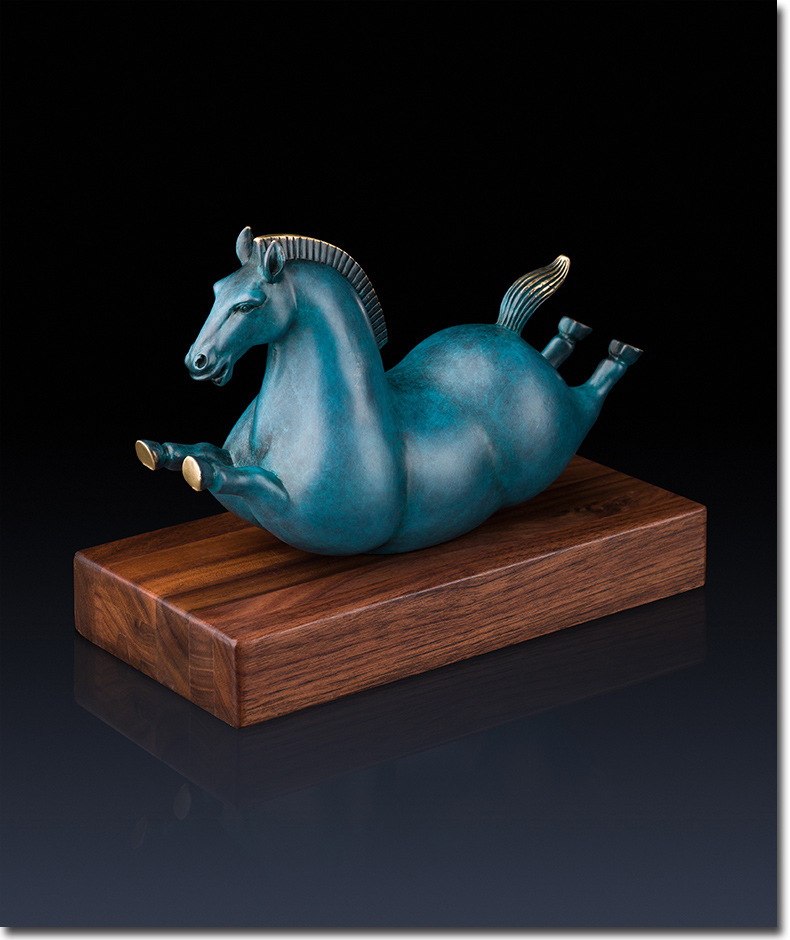 铜师傅 全铜摆件 《开心小马》