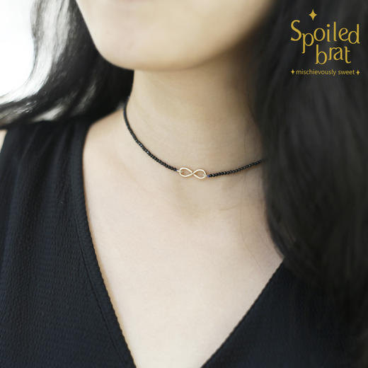 SpoiledBart Jewelry 14K注金  天然尖晶石  颈链  choker 商品图4