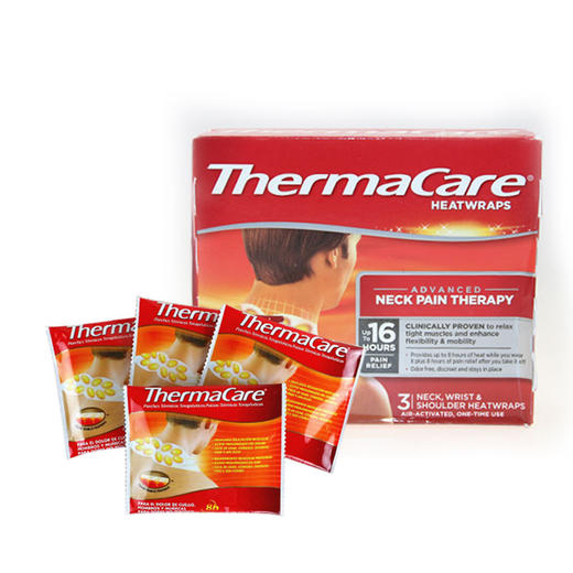 thermacare舒缓镇痛改善痛胀发热敷颈肩贴