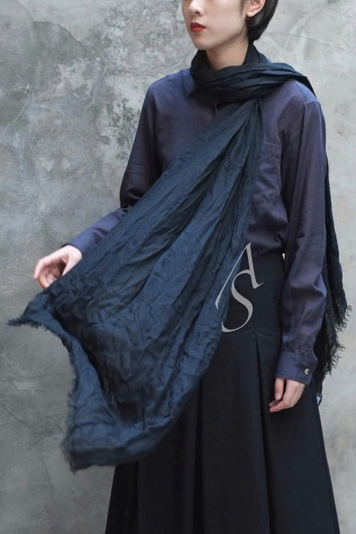 Faliero Sarti Biat围巾 莓红/海军蓝/青色/裸色/蓝色 商品图1