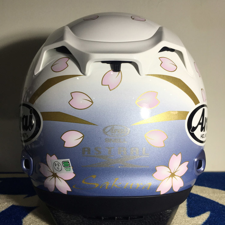 正品araiastralx双镜片街道骑行防护头盔樱花黑白领券可立减