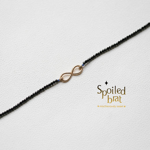 SpoiledBart Jewelry 14K注金  天然尖晶石  颈链  choker 商品图0