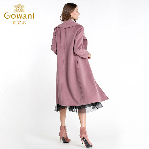 乔万尼中长款加厚大西装领羊毛大衣EL4A550 商品图3