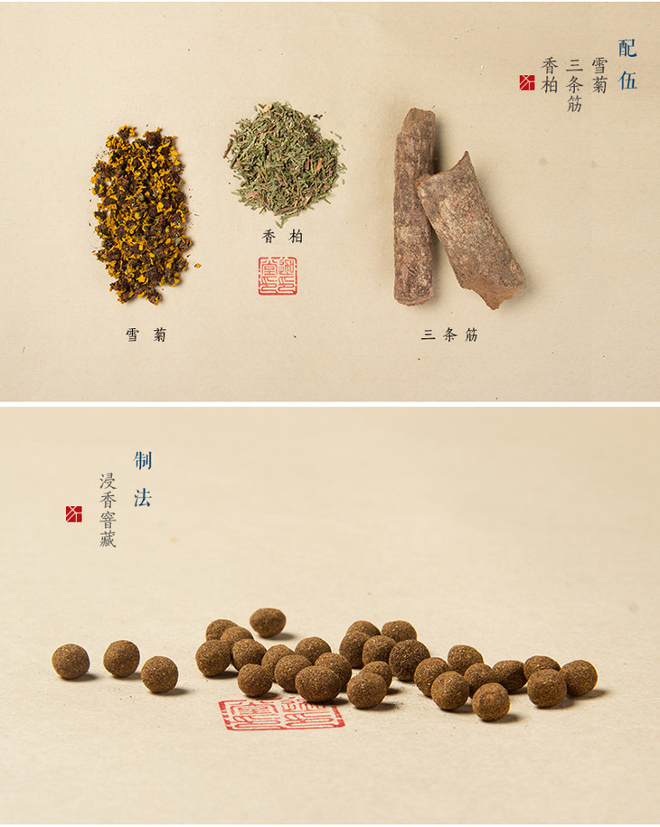 迦印堂丨古方手工合香香丸熏香香丸粒纯正天然鹅梨帐中香多款可选需