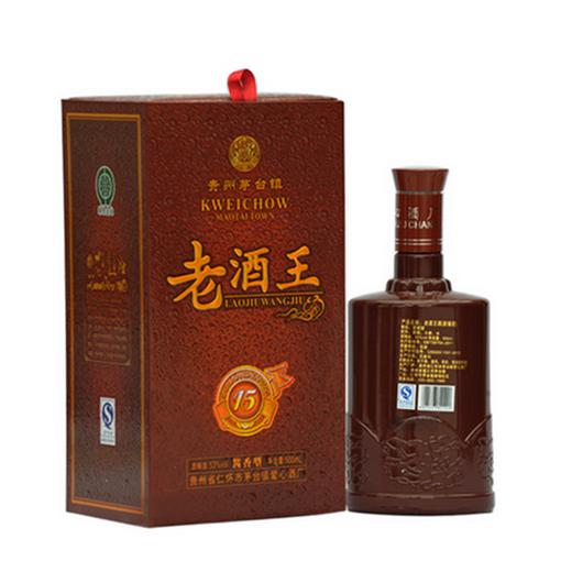 老酒王酒15年陈酱香型53茅台镇传统酿造工艺纯粮酿造500ml瓶
