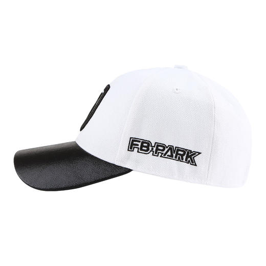 自由基地休闲鸭舌帽英雄会FB-PARK遮阳帽 男女通用个性黑白拼接帽 商品图2