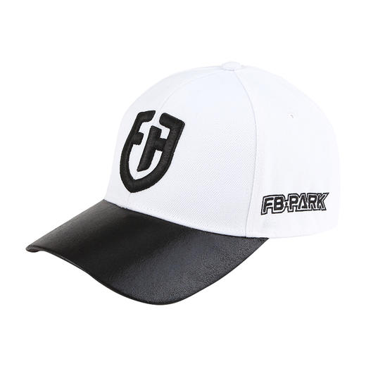 自由基地休闲鸭舌帽英雄会FB-PARK遮阳帽 男女通用个性黑白拼接帽 商品图0