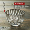 茶杯-玻璃品茗杯-玻璃各类花纹18款品茗杯 商品缩略图5