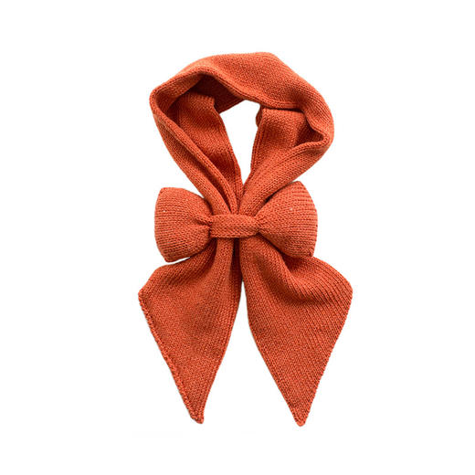 sa318苏苏姐家棒针蝴蝶结围巾教程