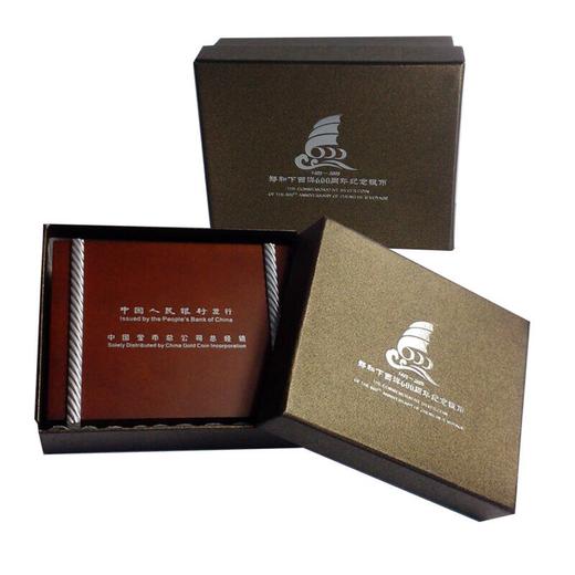 河南中钱  中国金币  2005年郑和下西洋600周年  纪念金银币 商品图6