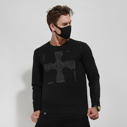 【19.9元1件】卫衣男套头韩版潮牌学生运动外套日系街头男士卫衣套头长袖圆领MT-1228 商品图1