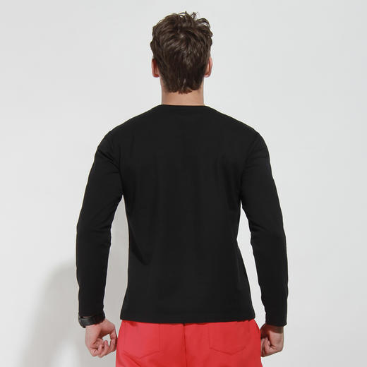 【19.9元1件】秋冬款加厚保暖长袖套头卫衣印花长袖上衣男士学生情侣T恤衫潮牌 商品图5