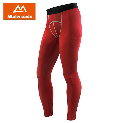 迈路士高弹力健身运动紧身裤男速干裤篮球跑步训练打底九分长裤 商品图3