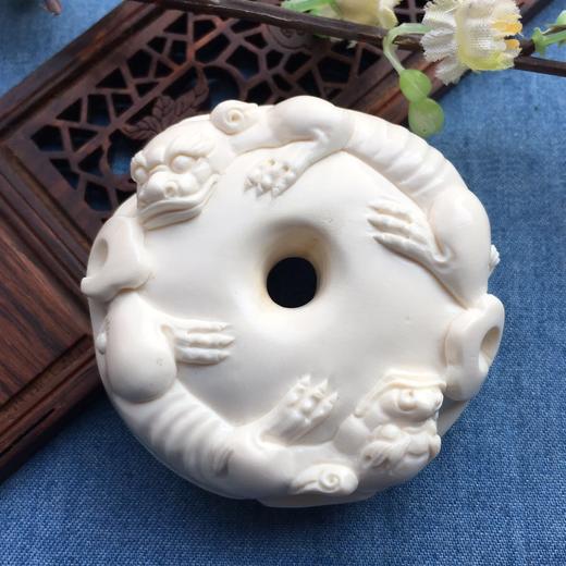 【62406】猛犸象牙貔貅平安扣