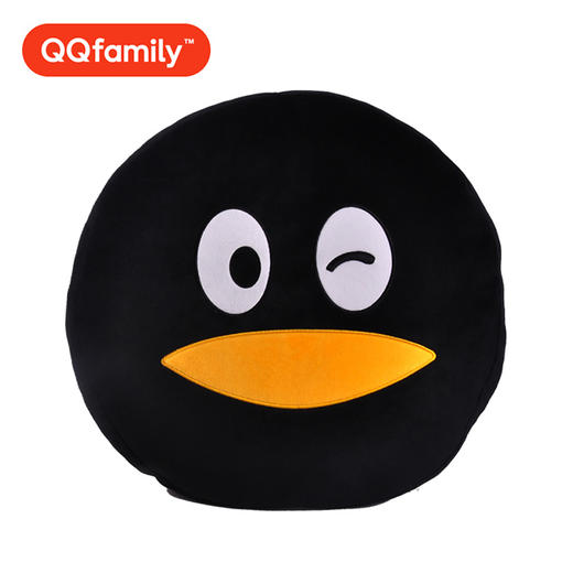 多多堡正版腾讯QQfamily系列毛绒玩具 抱枕沙发办公室靠枕汽车靠垫 商品图0