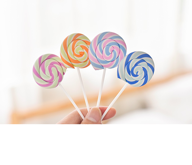 三年二班创意棒棒糖橡皮擦卡通多彩可爱玩具橡皮擦学生奖品