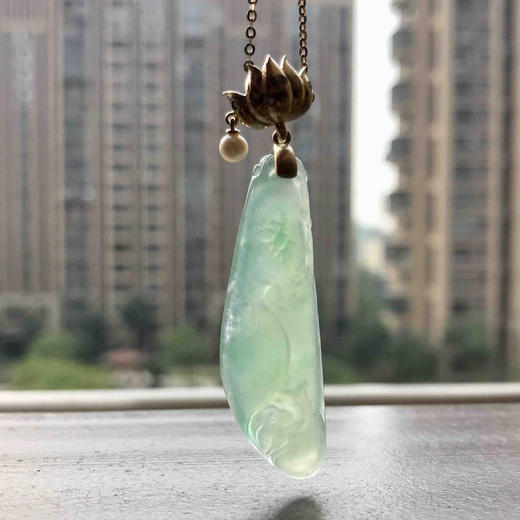 冰种阳绿翡翠和和美美 商品图8