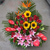 高档定制鲜花混搭红掌手提花篮送朋友领导老师长辈开业乔迁节日生日祝福探访感恩节 商品缩略图13