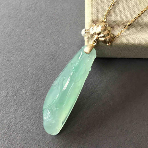 冰种阳绿翡翠和和美美 商品图0