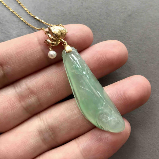 冰种阳绿翡翠和和美美 商品图5