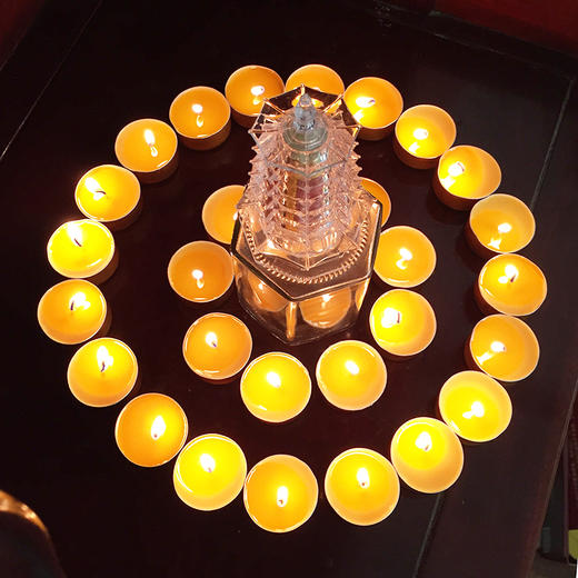 菩月酥油灯2/5/8/12小时可食用长明灯天然用品 商品图2