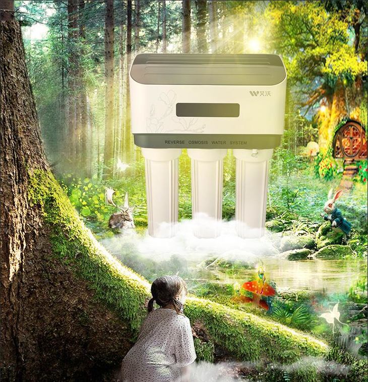 iwo艾沃ro20反渗透净水器厨房家用直饮过滤器