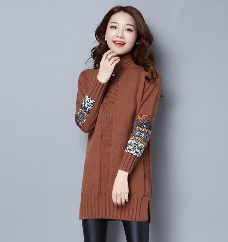 P E7872 半高领大码羊毛针织衫打底 商品图2