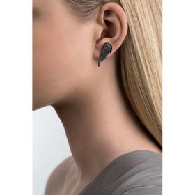 北京仓｜Aurum-Swan Black-耳环（大号）［冰岛设计师］