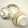 镀金花纹优质骨瓷盖碗一对（2个）礼盒装，新月穆斯林瓷器 商品缩略图4