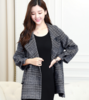 CQ WQ8981  冬季新品翻领长袖千鸟格百搭 商品缩略图2