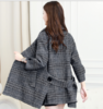 CQ WQ8981  冬季新品翻领长袖千鸟格百搭 商品缩略图1